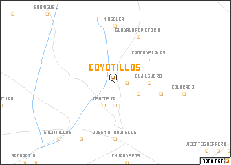 map of Coyotillos