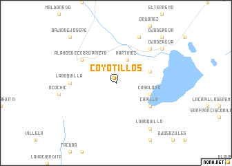 map of Coyotillos