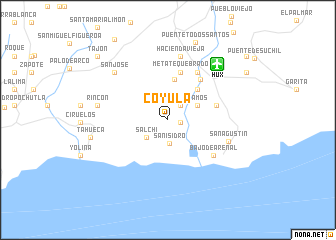 map of Coyula