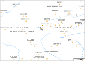 map of Coyul