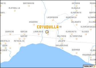 map of Coyuquilla