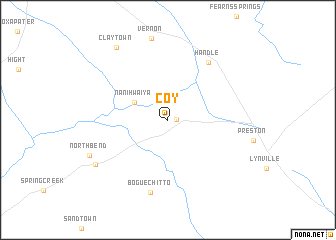 map of Coy