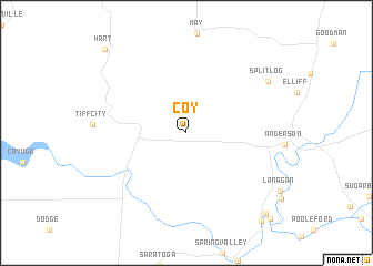 map of Coy