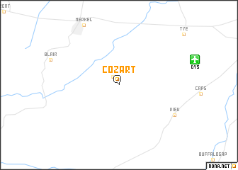 map of Cozart