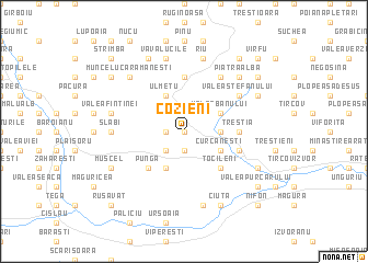 map of Cozieni