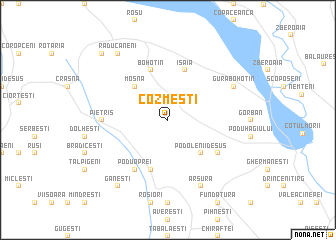 map of Cozmeşti