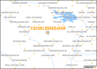 map of Cozuelos de Ojeda