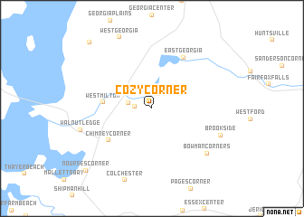 map of Cozy Corner