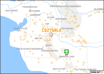 map of Cozydale