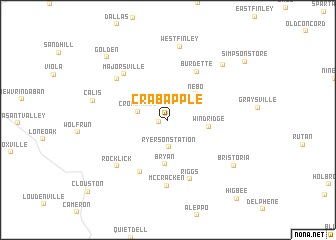 map of Crabapple