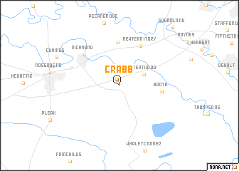 map of Crabb