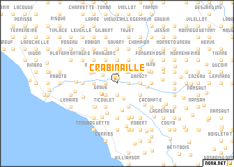 map of Crabinaille