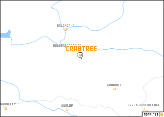 map of Crabtree