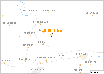 map of Crabtree