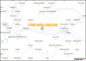 map of Crăciunelu de Jos