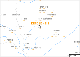 map of Cracu Cheii