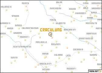 map of Cracu Lung