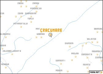 map of Cracu Mare