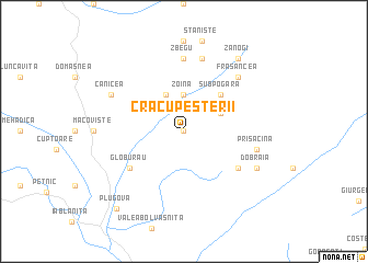 map of Cracu Peşterii