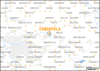 map of Cradefeld