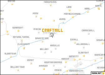 map of Craft Mill