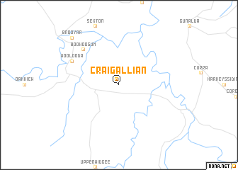 map of Craigallian