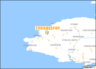 map of Craigbeefan