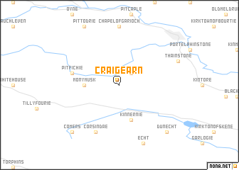 map of Craigearn