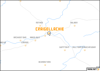 map of Craigellachie