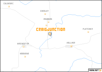 map of Craig Junction