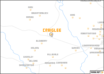 map of Craiglee