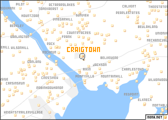 map of Craigtown