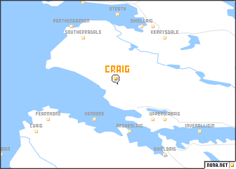 map of Craig