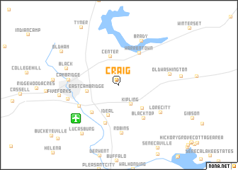 map of Craig