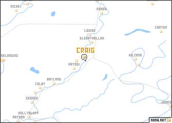 map of Craig