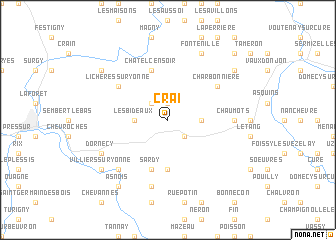 map of Crai
