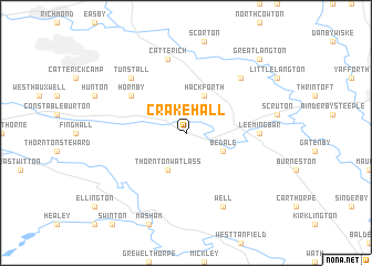 map of Crakehall