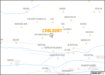 map of Cralovăţ