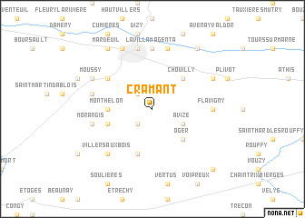 map of Cramant