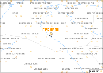 map of Crâménil