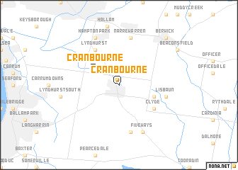 map of Cranbourne