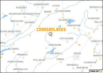 map of Crandon Lakes