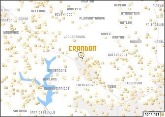 map of Crandon