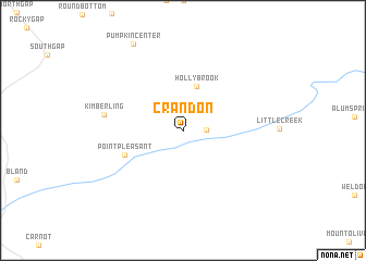 map of Crandon