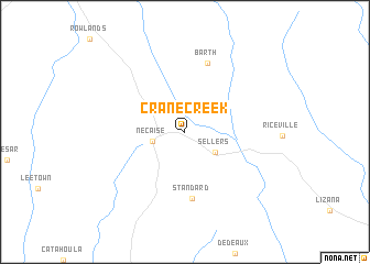 map of Crane Creek