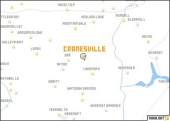 map of Cranesville