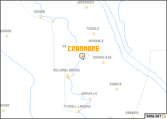 map of Cranmore