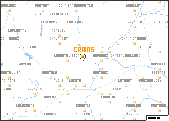 map of Crans