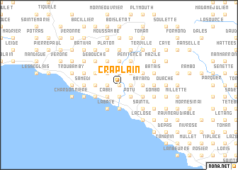 map of Craplain