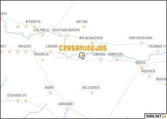 map of Crăsanii de Jos